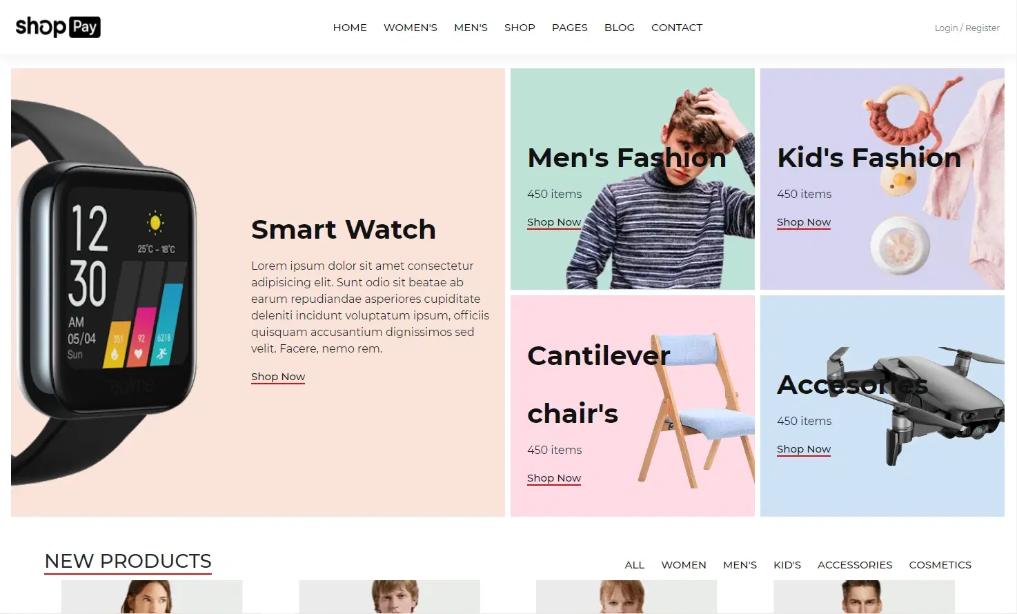 ShopPay project screenshot